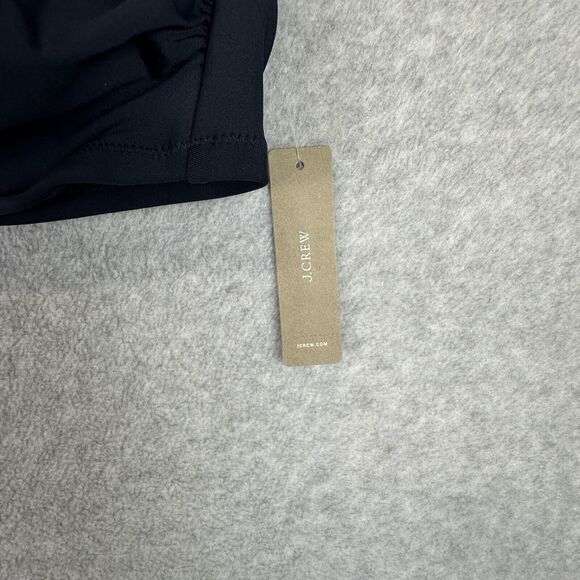 J Crew Bikini Top 36D Bathing‎ Suit Strapless Navy Padded Underwire Bandeau NWT - Picture 7 of 13